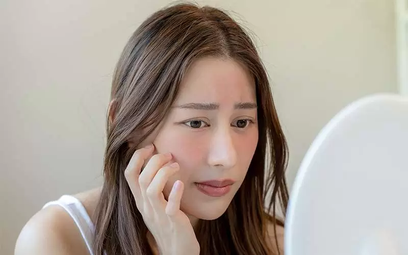 Woman Are Worried About Faces